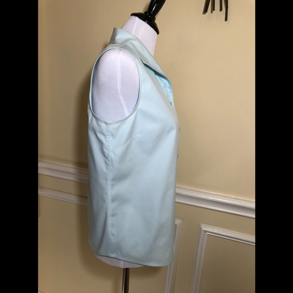 Westbound Gold Label Blue Sleeveless Blouse - Picture 3 of 5